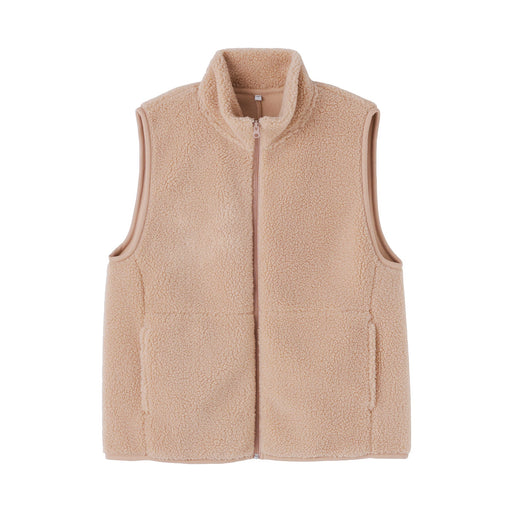 Boa Fleece Vest Smoky Pink MUJI