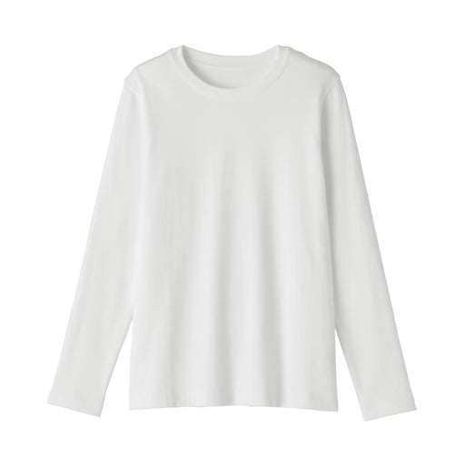 Brushed Crewneck T-Shirt White MUJI