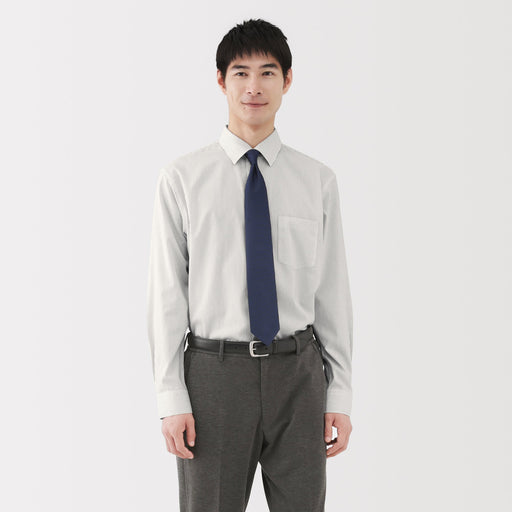 Cotton Semi-Spread Collar Shirt MUJI