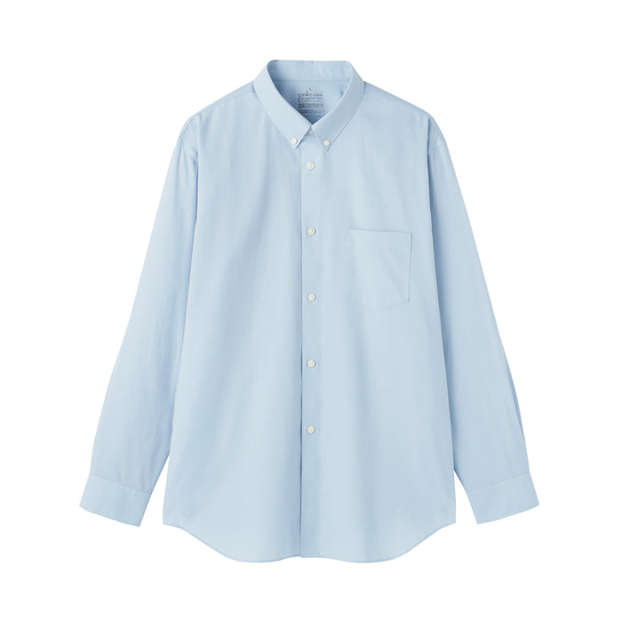 Cotton Non-Iron Shirt | Business Shirts | MUJI USA Light Blue / XS Cotton Non-Iron Shirt | Business Shirts | MUJI USA Light Blue / XS