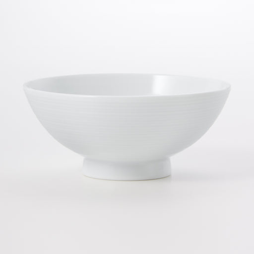 White Porcelain Rice Bowl - Large MUJI