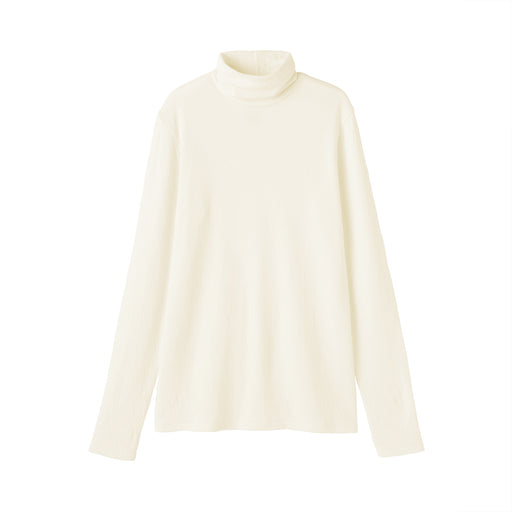 Labo Cotton Cashmere Turtleneck T-Shirt Off White MUJI