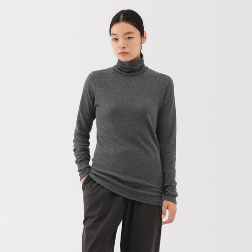 Labo Cotton Cashmere Turtleneck T-Shirt MUJI
