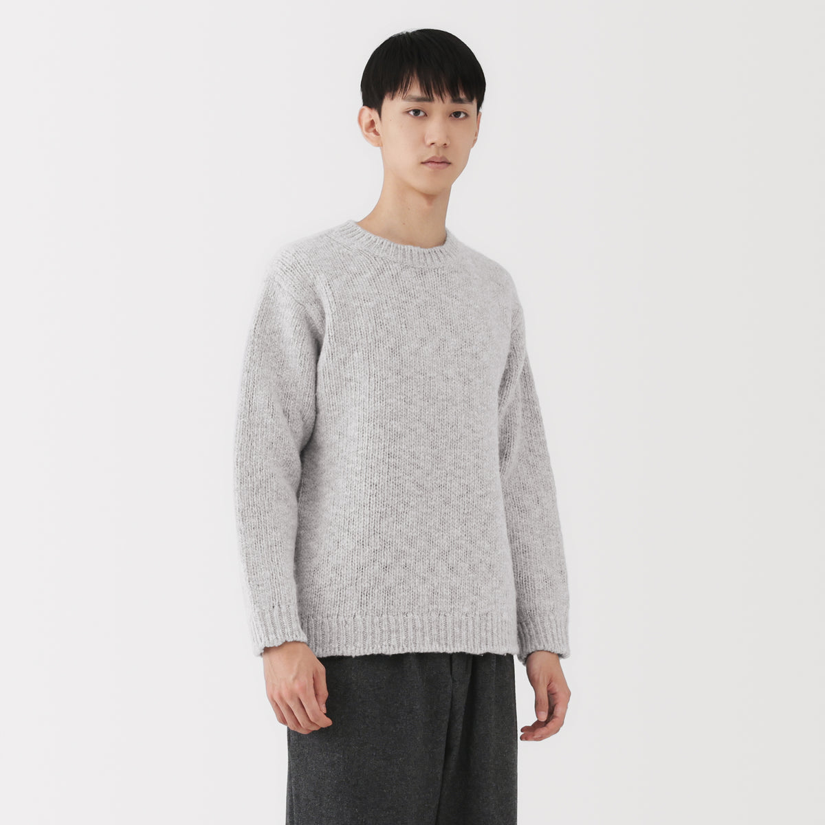 Labo Merino Wool Low-Gauge Sweater | Men's Tops | MUJI USA