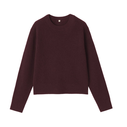 Labo Yak Wool Sweater Burgundy MUJI