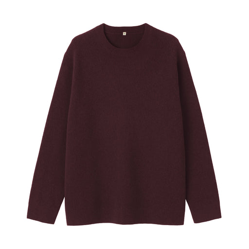 Labo Yak Wool Sweater Burgundy MUJI