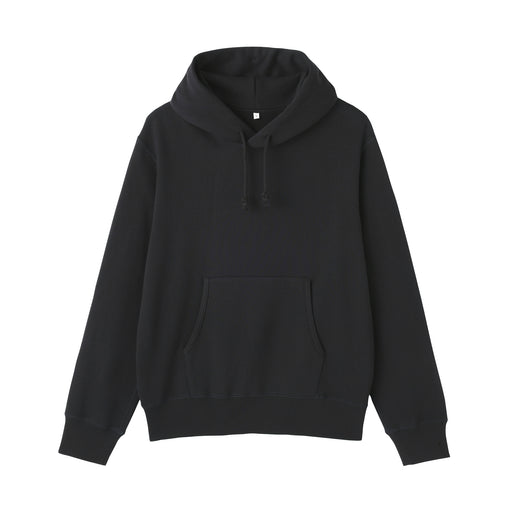Labo Loopwheel Sweatshirt Hoodie Black MUJI