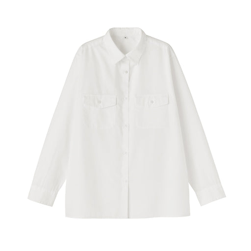 Labo Poplin Shirt White MUJI