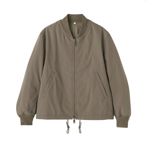 Labo Water-Repellent Short Blouson Grayish Brown MUJI