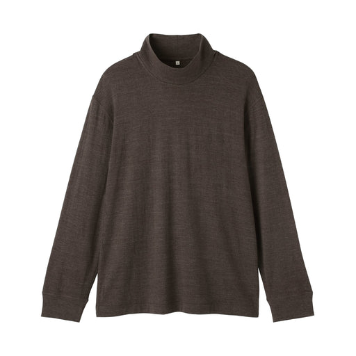 Labo Loopwheel High Neck T-Shirt Brown MUJI