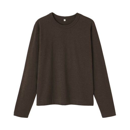 Labo Cotton Yak Jersey T-Shirt Dark Brown MUJI
