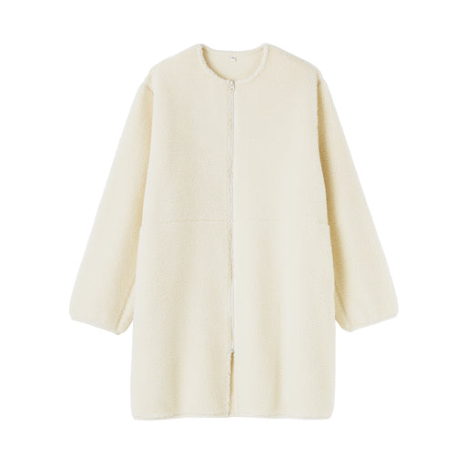 Boa Fleece Coat Ivory MUJI
