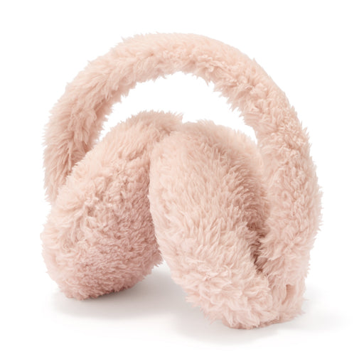Warm Boa Collapsible Earmuffs Pink MUJI