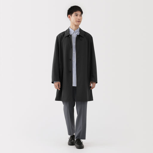 Water Repellent Stand Fall Collar Coat MUJI