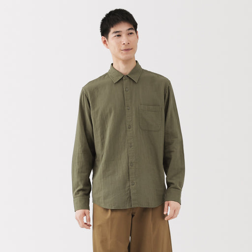 Kapok Blend Double Gauze Shirt MUJI