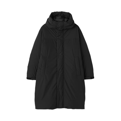 Water Repellent Down Coat Black MUJI