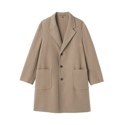 Wool Blend Chester Coat Mocha Brown MUJI