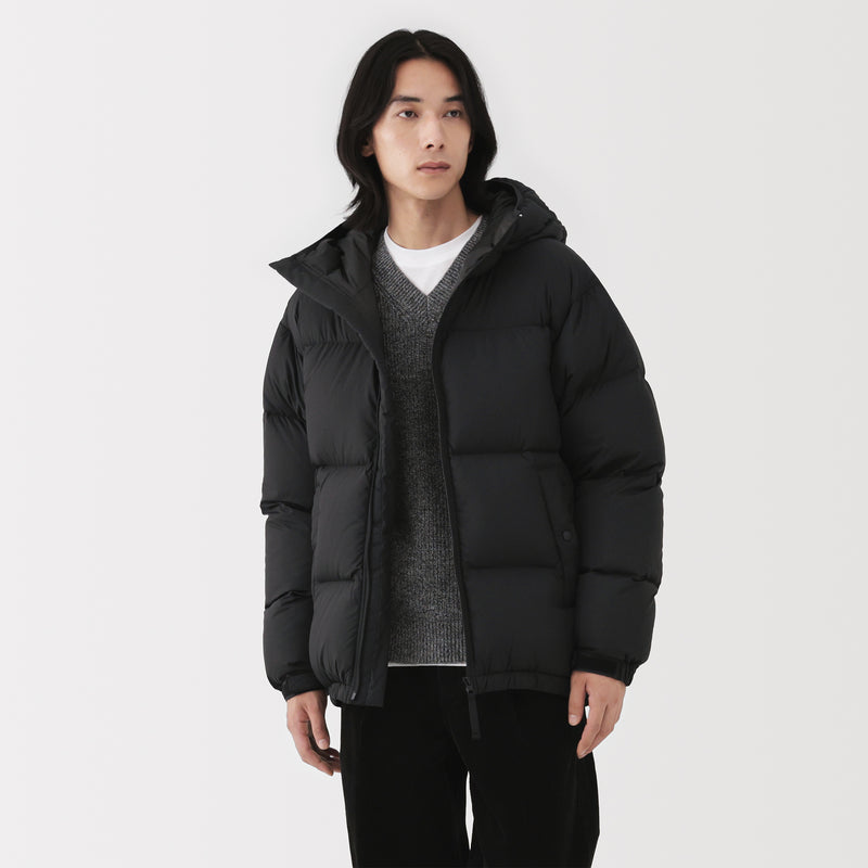 Lightweight Down Hooded Jacket MUJI