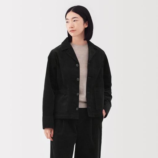 Kapok Blend Corduroy Jacket MUJI