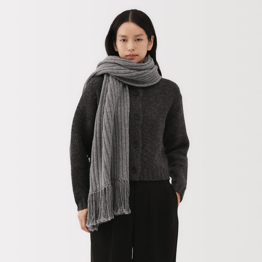 Labo Merino Wool Low-Gauge Stole MUJI