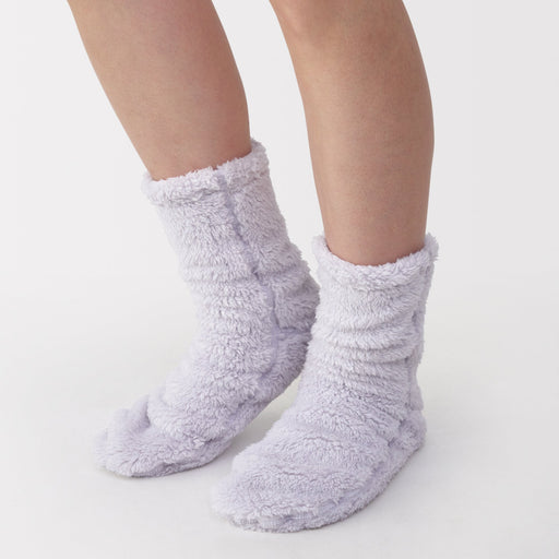 Boa Fleece Cozy Socks MUJI