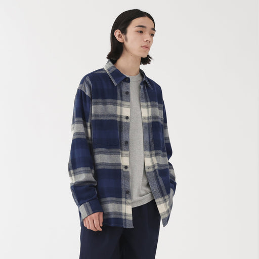 Flannel Shirt Jacket MUJI