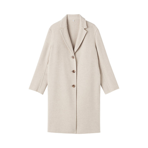 Wool Blend Chester Coat Sand Beige MUJI