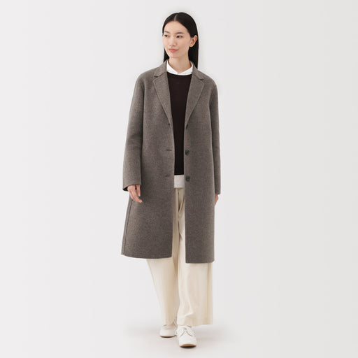Wool Blend Chester Coat MUJI