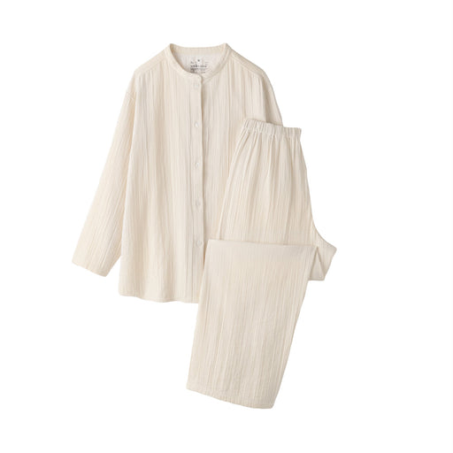 Side Seamless Gauze Pajamas Ivory MUJI