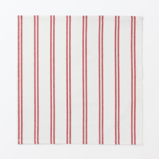 Indian Cotton Yarn Dyed Napkin - Red Stripe MUJI