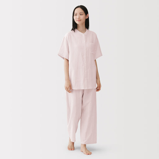 Side Seamless Lightweight Gauze Pajamas MUJI