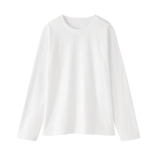 Jersey Crewneck T-Shirt White MUJI