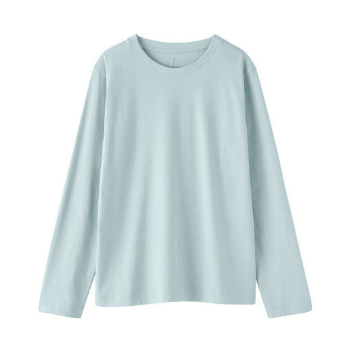 Jersey Crewneck T-Shirt Baby Blue MUJI