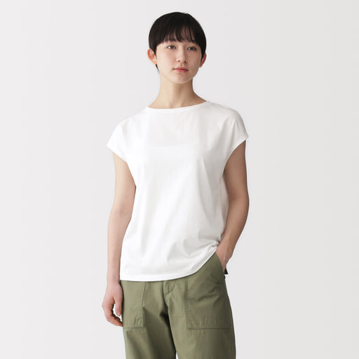Jersey French Sleeve T-Shirt MUJI