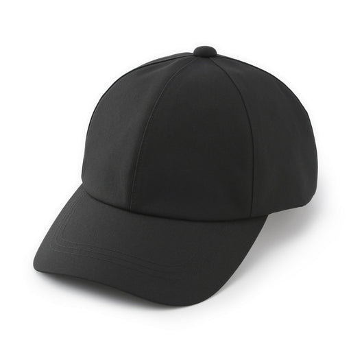 Water Repellent Cap Black MUJI