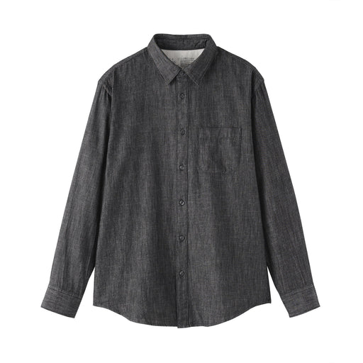 Denim Shirt Black MUJI