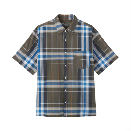 Madras Check Shirt Mocha Brown Check MUJI