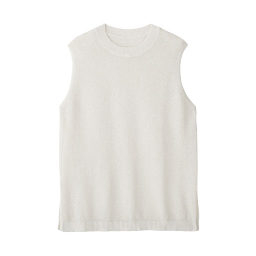 #WK14 Labo Washi Blend Sleeveless Sweater AF0ER26S Ivory MUJI