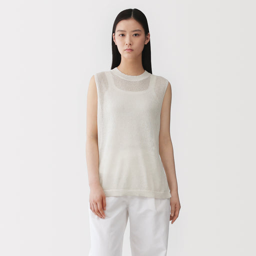 #WK14 Labo Washi Blend Sleeveless Sweater AF0ER26S MUJI