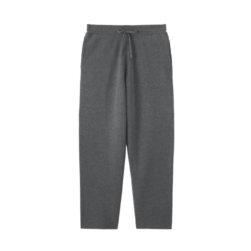 Labo Cotton Milano Rib Easy Pants Charcoal Gray MUJI