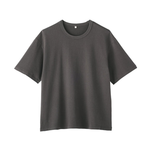 Labo Loopwheel French Terry T-Shirt Charcoal Grey MUJI