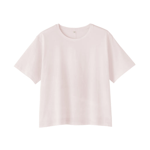 Labo Loopwheel Cotton Knit T-Shirt Light Pink MUJI