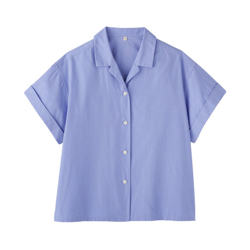 Labo Poplin Shirt Saxe Blue MUJI