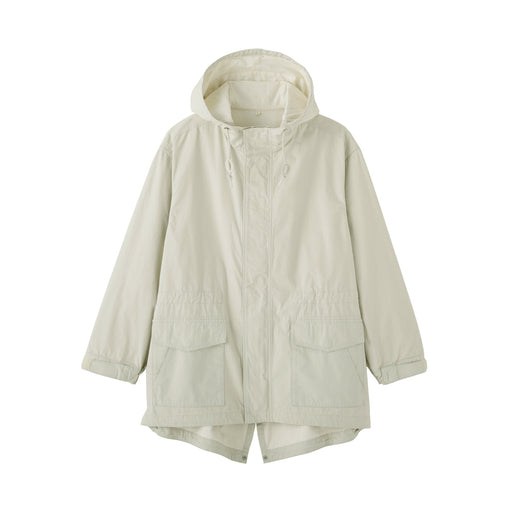 Labo Cotton Canvas Hooded Blouson Sand Beige MUJI