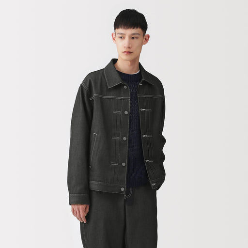Labo Recycled Polyester Denim Jacket MUJI