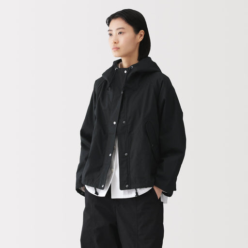 Labo Cotton Canvas Hooded Blouson MUJI