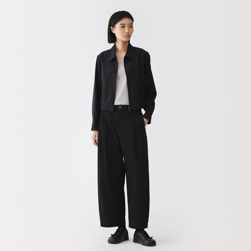 Labo Cotton Canvas Barrel Pants MUJI