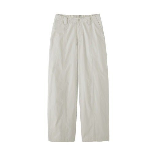 Labo Cotton Canvas Drawstring Pants Sand Beige MUJI