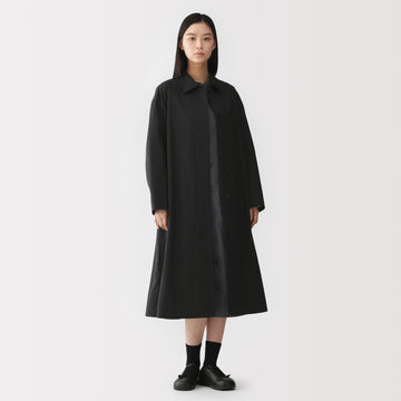 Labo Cotton Single Breasted Coat MUJI