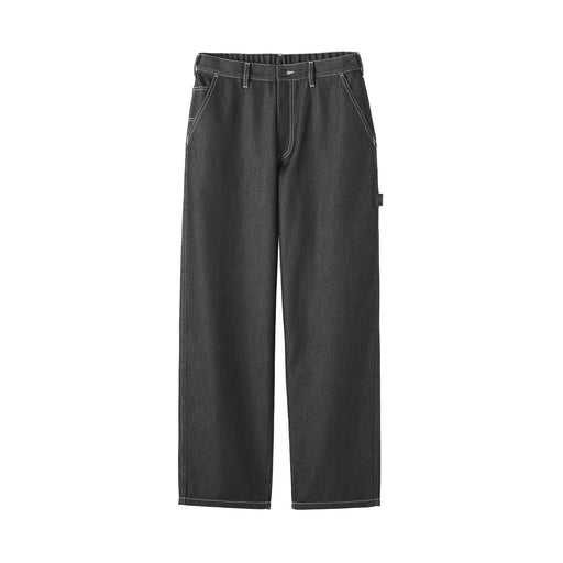 Labo Polyester Denim Work Pants Dark Navy MUJI